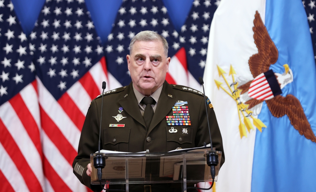 US Chairman of the Joint Chiefs of Staff Gen. Mark Milley