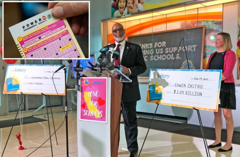 Winner of $2 billion lottery finally comes forward in California