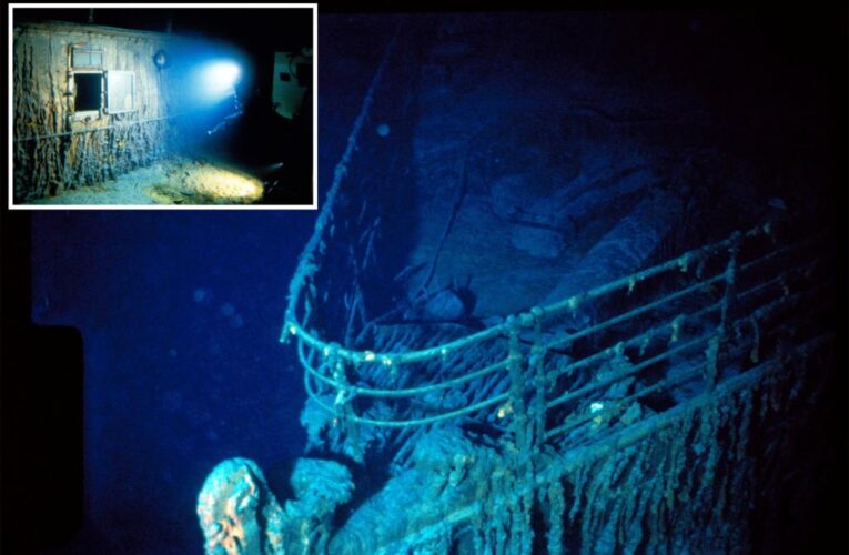 Rare footage of Titanic shipwreck released to the public for first time