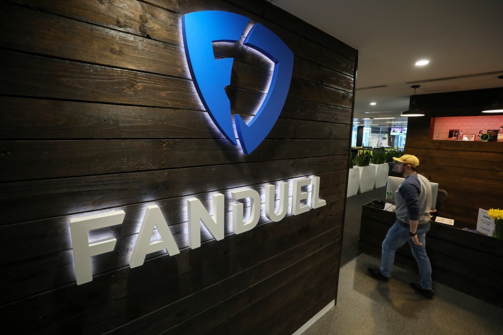 The Fanduel logo.