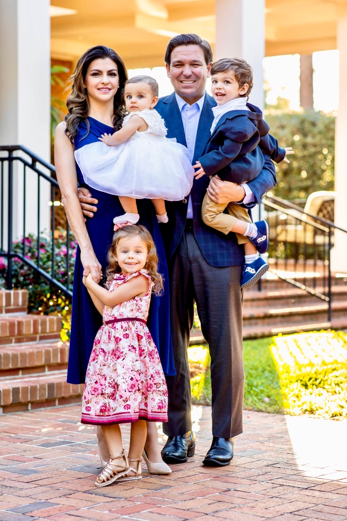 Casey and Ron DeSantis with children Mamie, Madison and Mason
