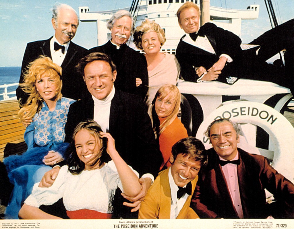 The cast of "The Poseidon Adventure" in 1972.