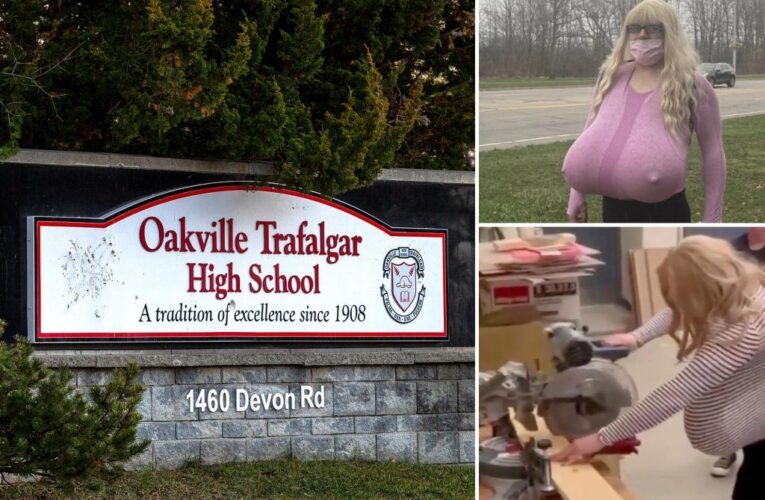 Canadian school gets bomb threat over teacher’s fake breasts