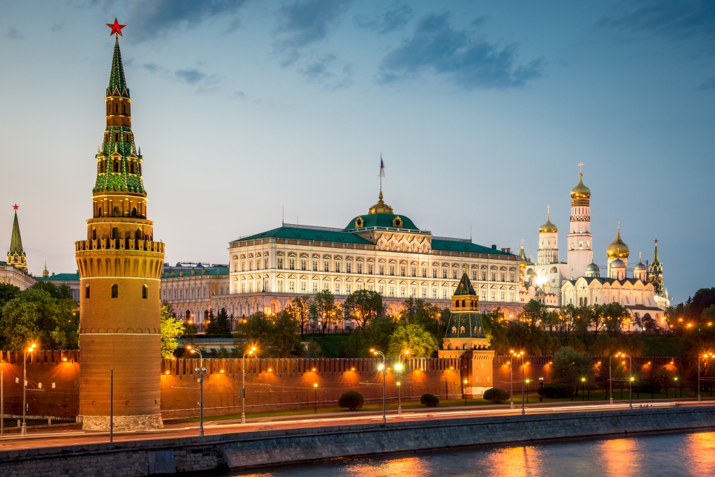 Exterior shot of the Kremlin