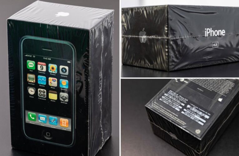 First-gen, 2007 iPhone sells for more than $63,000
