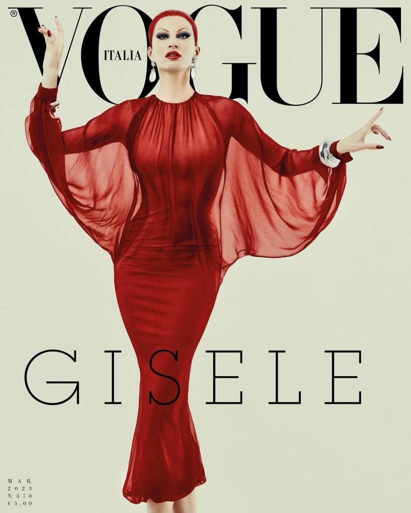 Giselle Bündchen's Vogue Italia cover