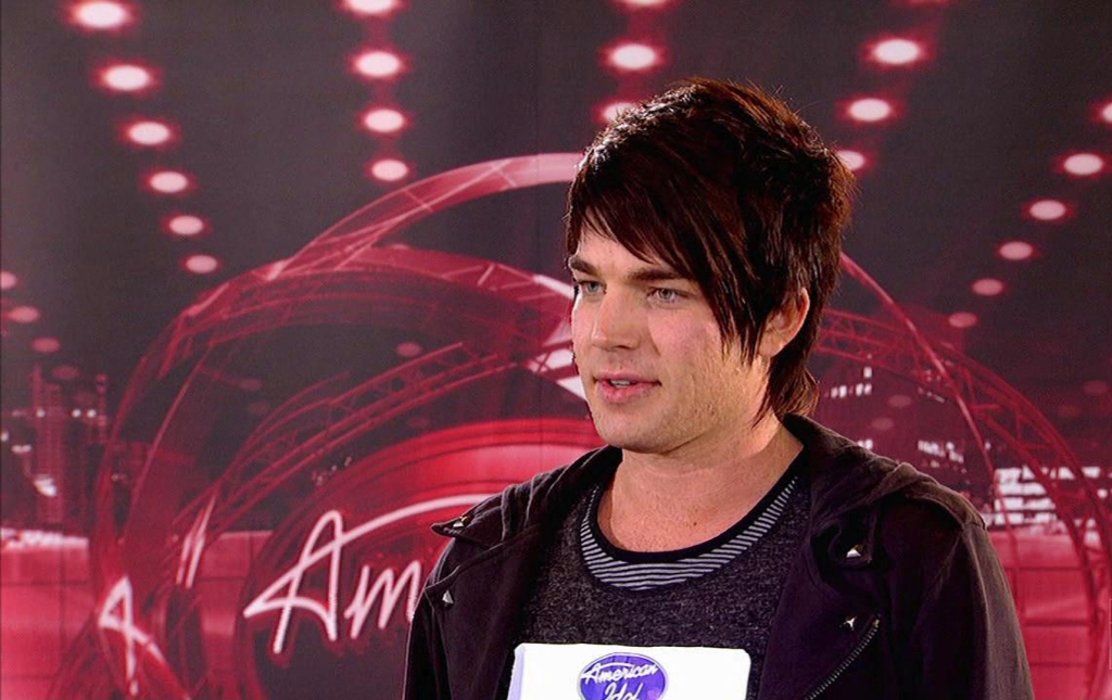 Adam Lambert during his 2009 "American Idol" audition."