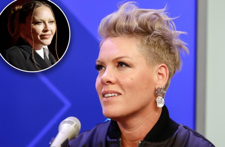 Pink reveals why ‘Madonna doesn’t like me’