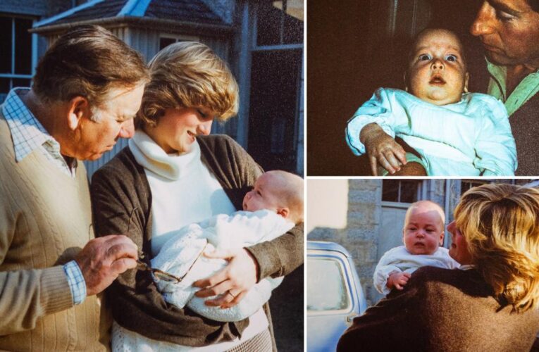Unearthed snaps of Princess Diana, baby Prince William up for auction