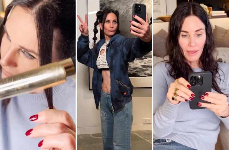 Courteney Cox dresses like ‘Gen-Z girls’ in crop top, jeans