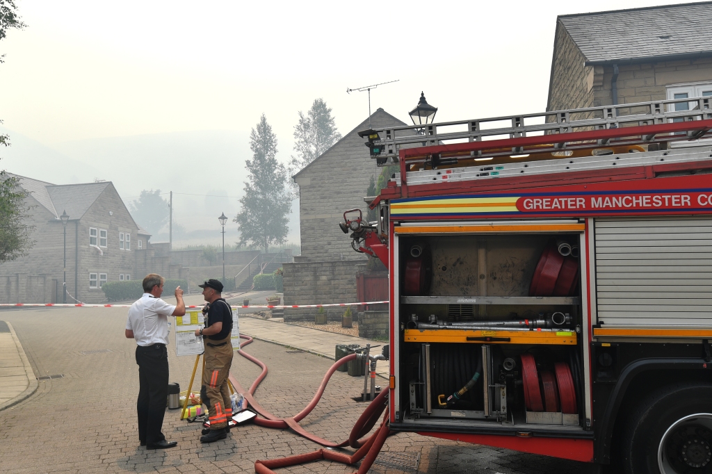 A picture of firefighters.