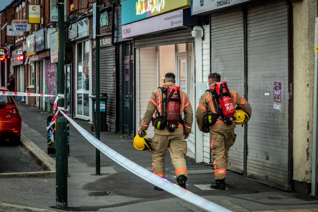 A picture of firefighters.