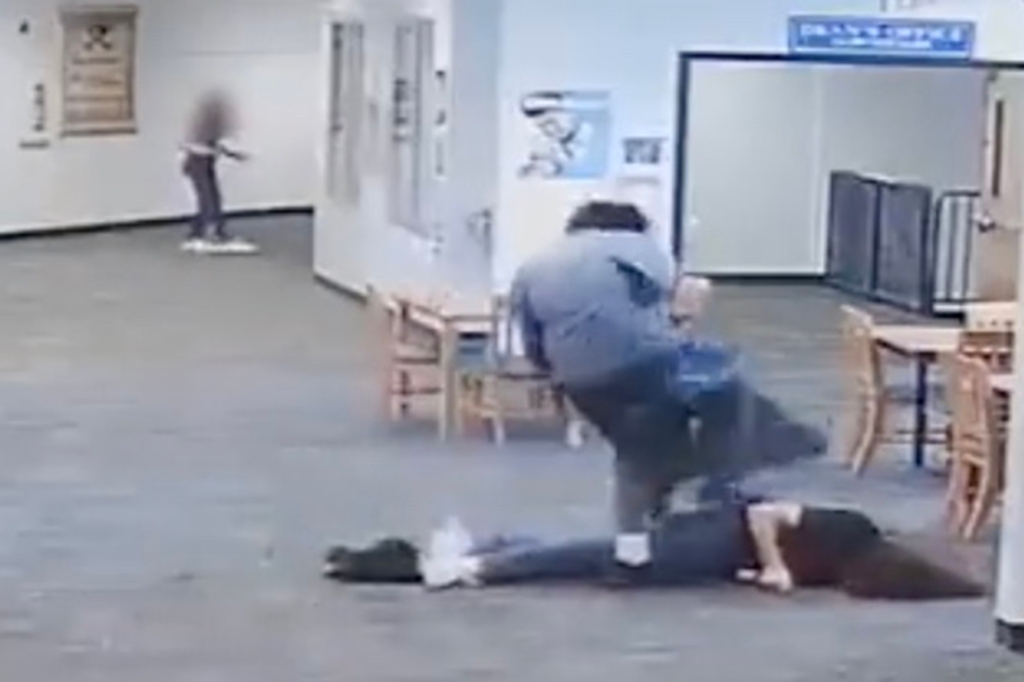 Brendan Depa seen on video attacking the staffer