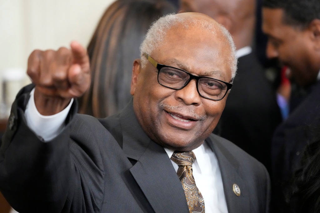 Biden thanked Rep. James Clyburn for endorsing him in the 2020 Democratic primary.