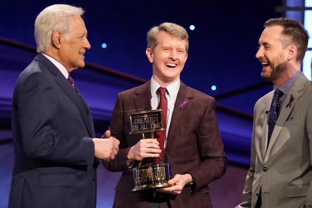 ALEX TREBEK, KEN JENNINGS, BRAD RUTTER