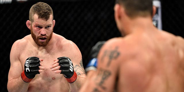 Nate Marquardt faces Cezar Ferreira during UFC Fight Night on Nov. 11, 2017, in Norfolk, Virginia.