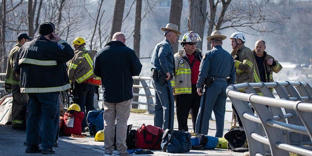 An Illinois mother has died and her 5-year-old son has been hospitalized after jumping from a cliff in Niagara Falls on Sunday, February 12, 2023.