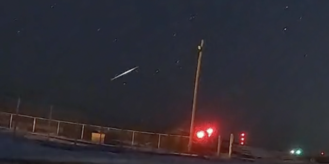 Several meteors were captured by a camera at the National Weather Service's Goodland office. 
