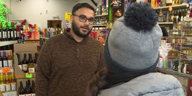 A local business owner gives an interview about an attempted robbery that turned into a shootout in East Hartford, Connecticut. One suspect is still at large.