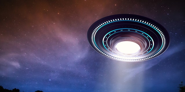 Artist's impression of a UFO.