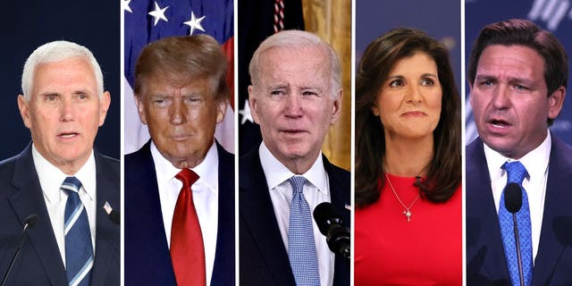 Mike Pence, Donald Trump, President Biden, Nikki Haley, Ron DeSantis may square off in 2024.