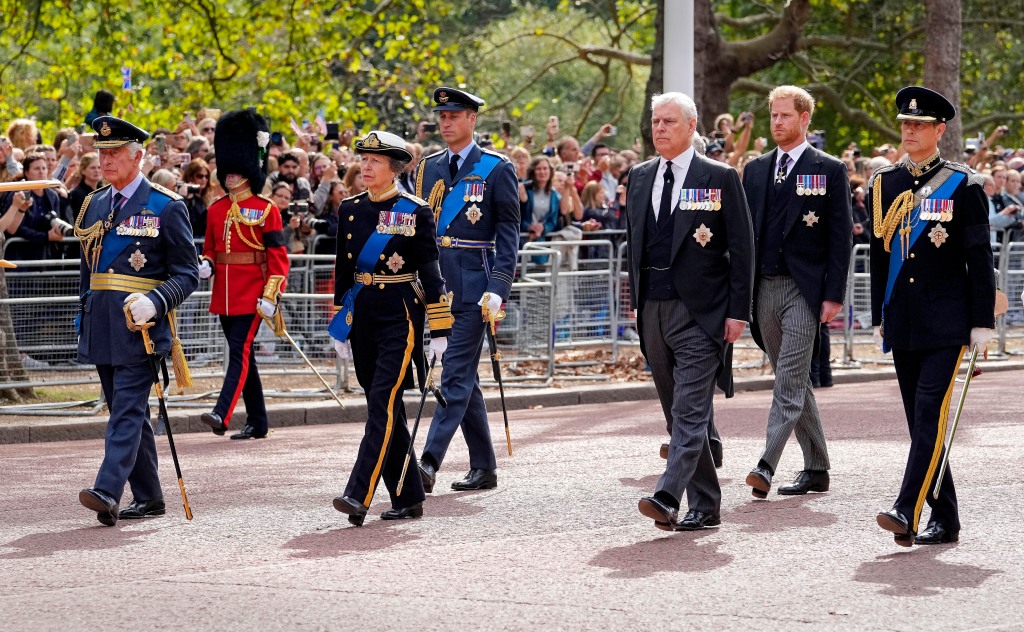 Andrew and Harry were last seen together at Queen Elizabeth's funeral in September 2022.