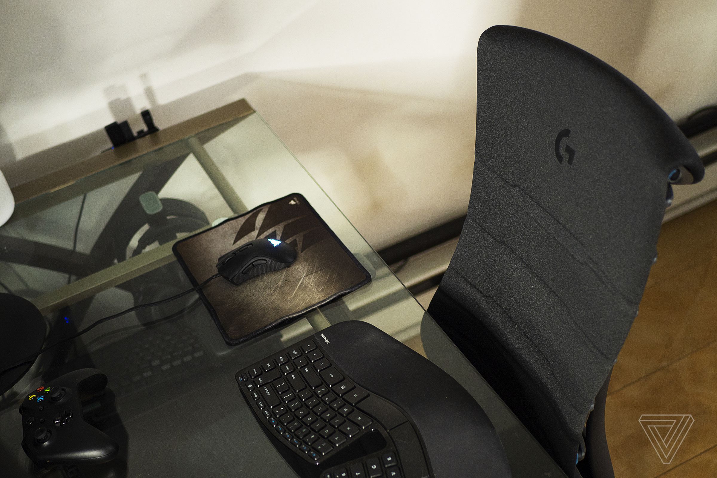 The Logitech G logo is the most egregious branding on this chair, but it’s thankfully subdued.