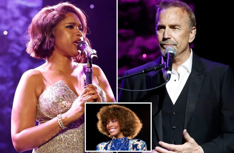 Kevin Costner, Jennifer Hudson honor Whitney at Grammy gala