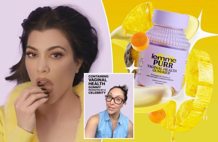 Experts slam Kourtney Kardashian’s vaginal wellness gummies