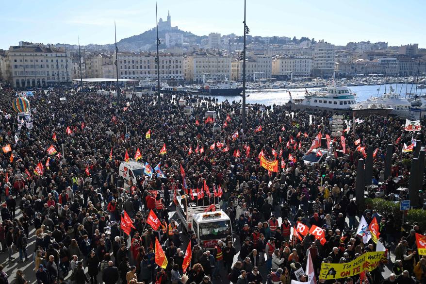 France retirement protests