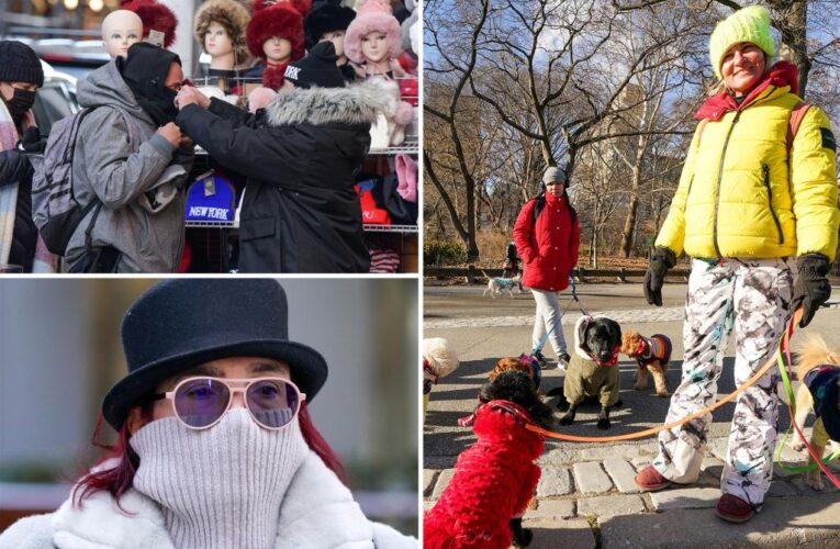 NYC is a ghost town as dangerously cold arctic blast strikes