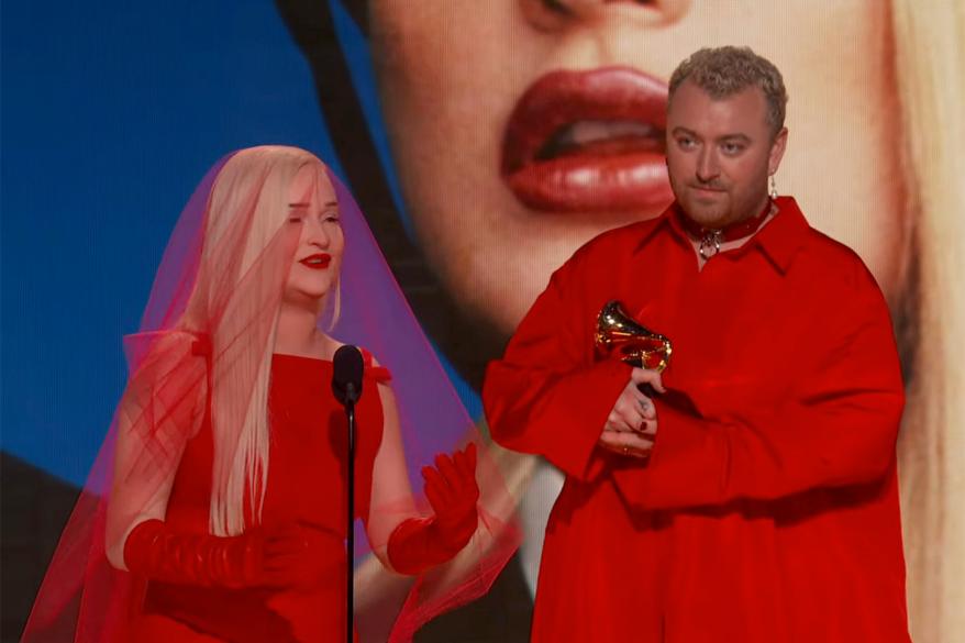 Sam Smith and Kim Petras make Grammys history as the first non-binary and transgender duo in Best Duo category.