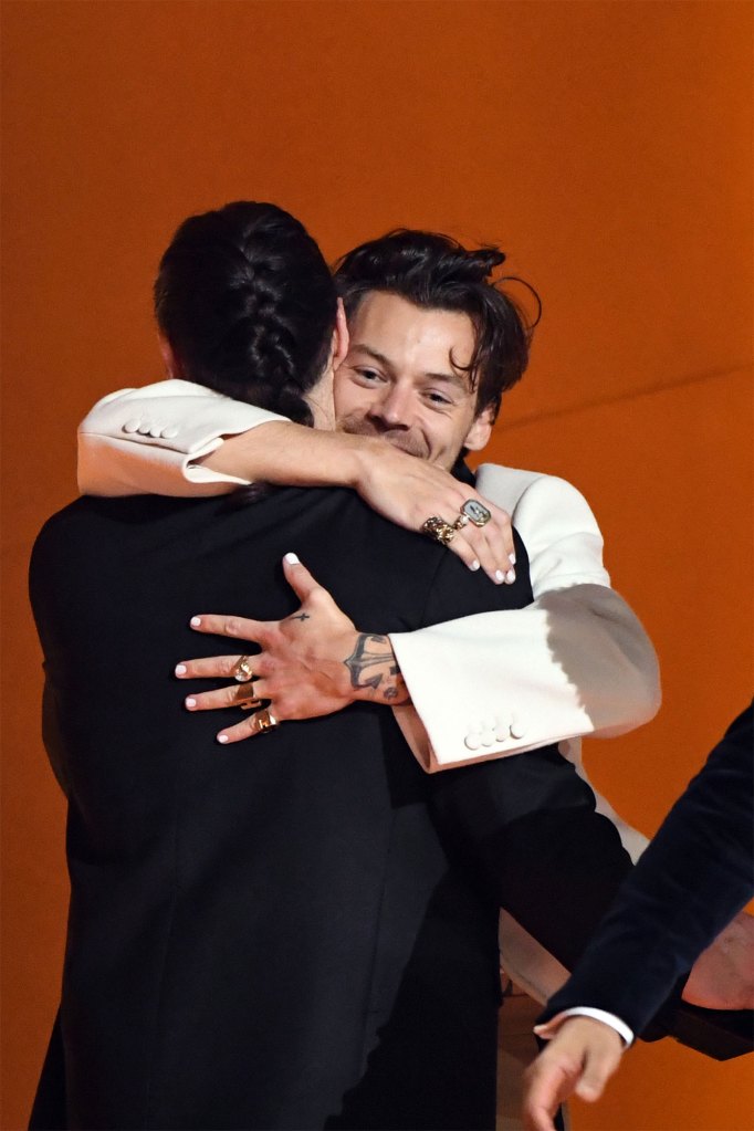 Harry Styles accepts the Album Of The Year award onstage during the 65th GRAMMY Awards at Crypto.com Arena on February 05, 2023 