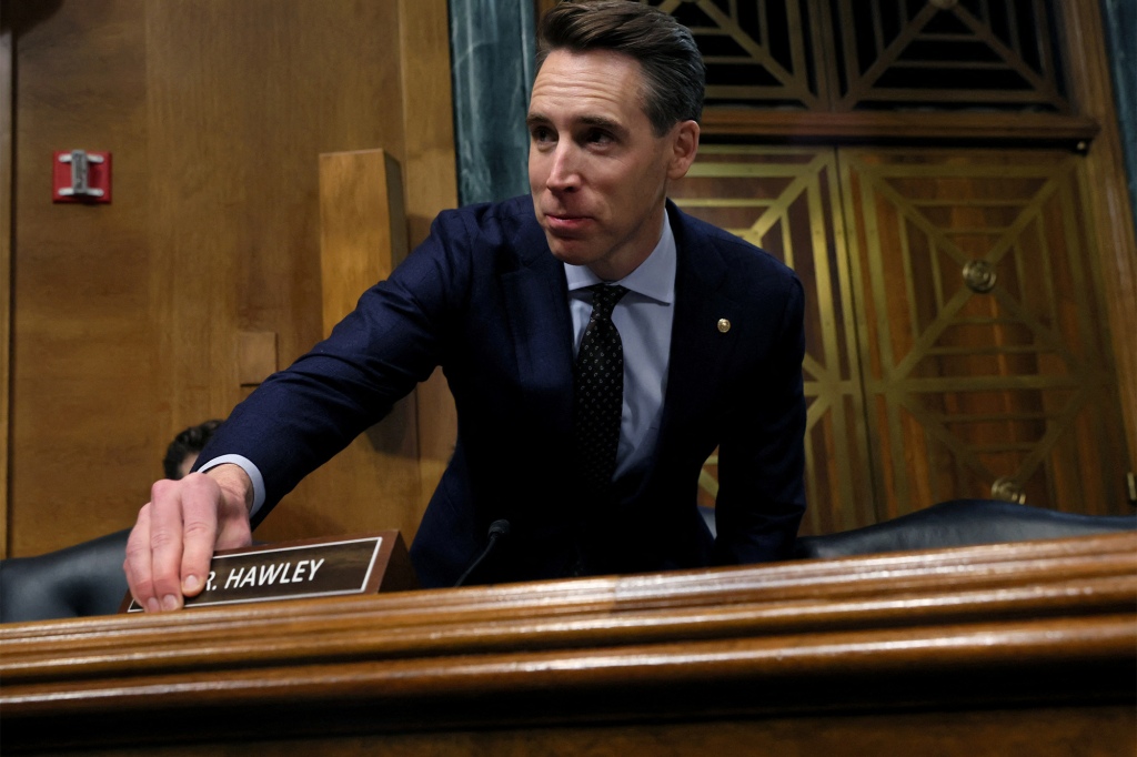 Hawley is displeased with that the Biden administration is only "monitoring the situation." 