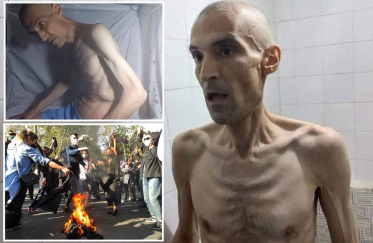 Photos show Iranian Dr. Farhad Meysami on hunger strike