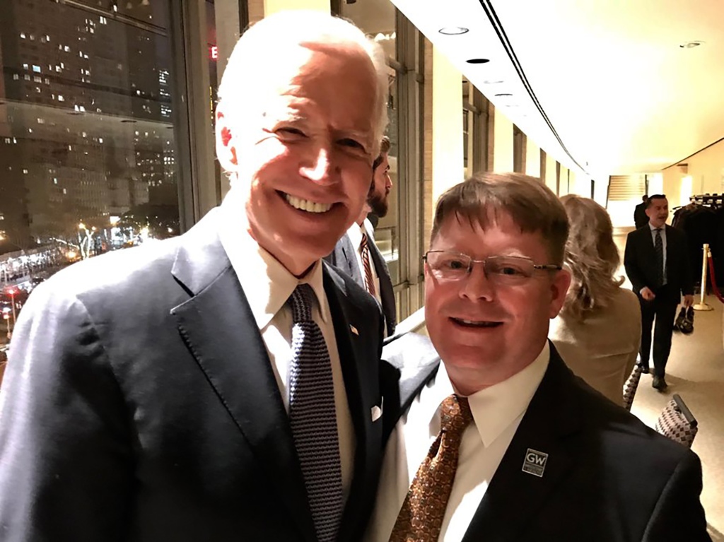 President Biden with his doctor, Kevin O'Connor.