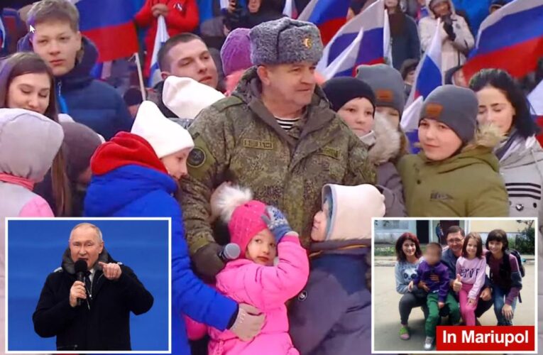 Mariupol kids ‘thank’ their invaders during anniversary events: report