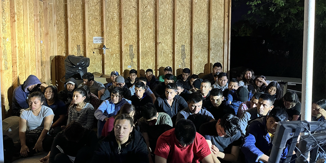 Officers located 46 migrants from Mexico and Guatemala in the stash house. 