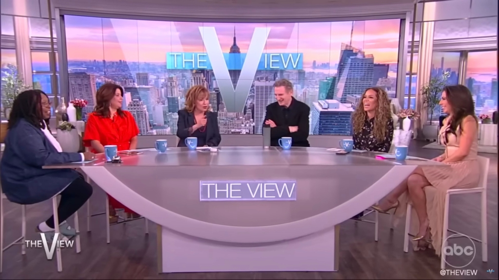 Liam Neeson on "The View."
