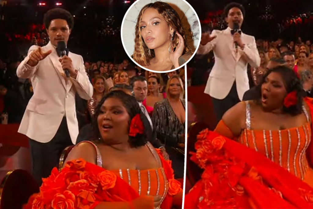 Lizzo became social media gold after cameras spotted her feverishly looking for Beyonce at the Grammy. 