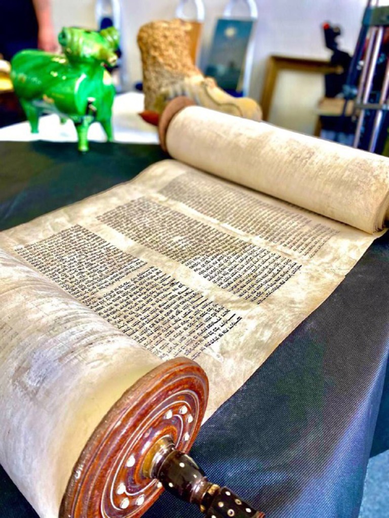 Handwritten Torah in Ukraine. 