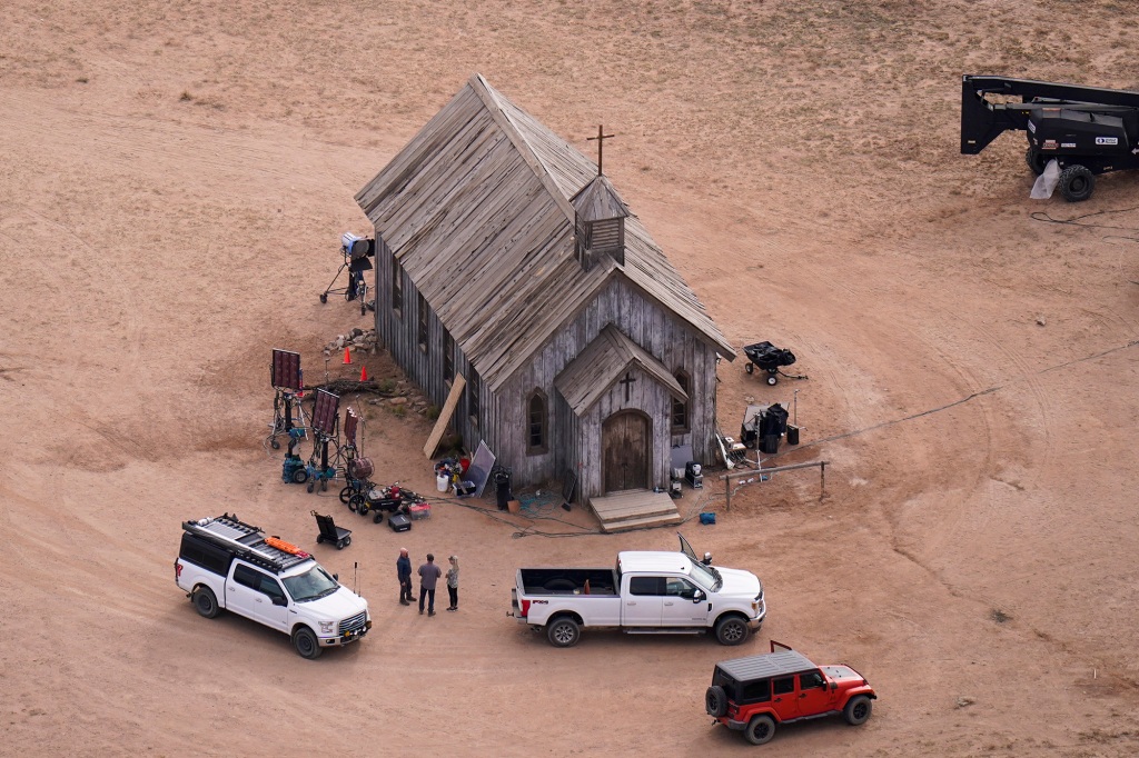 Pictured is an aerial photo of the Bonanza Creek Ranch in Santa Fe, New Mexico..