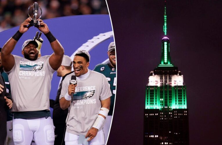 Empire State Building to display Eagles colors again if Philly wins Super Bowl: source