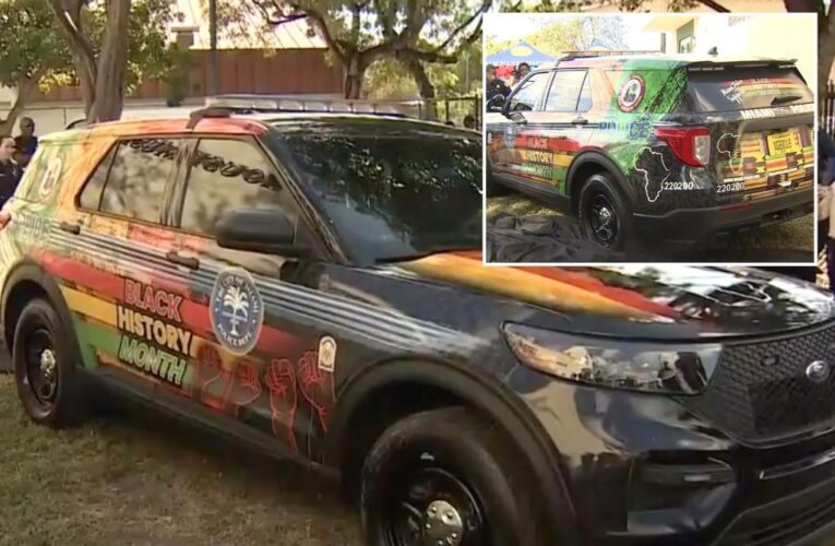 Miami mocked for Black History Month police cruiser