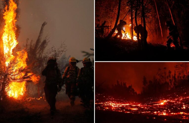 Chile wildfires leave at least 23 dead, hundreds injured