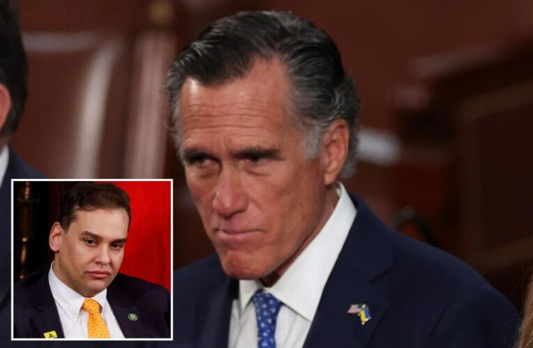 Mitt Romney tells George Santos ‘You don’t belong here’ at State of Union address