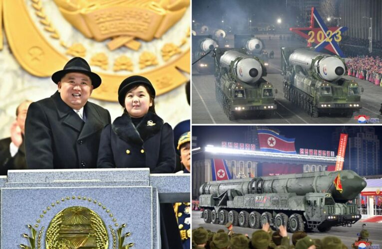 North Korea shows off largest-ever number of nuclear missiles