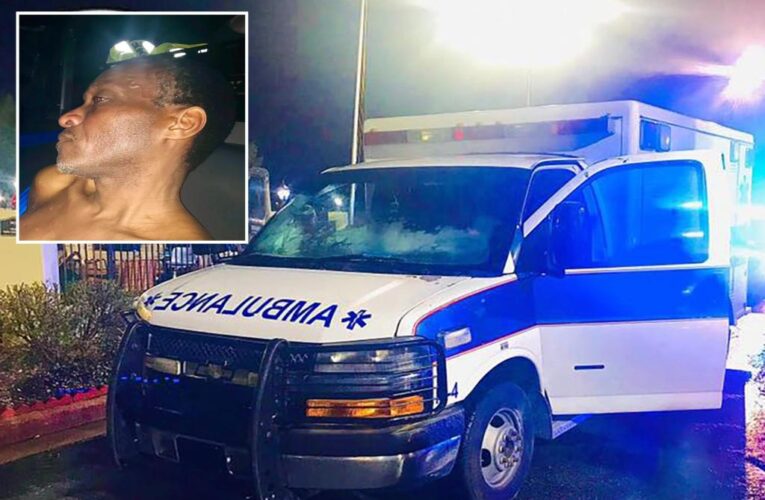 Georgia man steals ambulance while naked, leading to police chase
