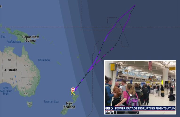 JFK Airport power outage forces 16-hour flight from New Zealand to make U-turn