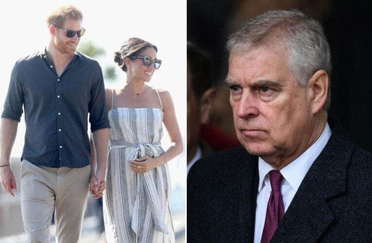 Prince Andrew is ‘keeping an eye’ on Harry, Meghan’s life abroad: report